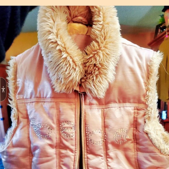 bebe Full Zip Down Puffer Vest - Picture 2 of 3